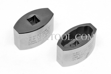 #99811 - 3/8 DR Stainless Steel Wing Nut Socket. Fits 3 diffrent sizes. wing nut socket, stainless steel, 3/8 dr, 3/8-dr, 3/8dr